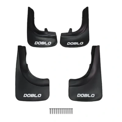 Image de Apline Compatible avec Fiat Doblo 2000 2024 Bavettes Garde Boue pour l&#039;avant et l&#039;arrière 4 pièces