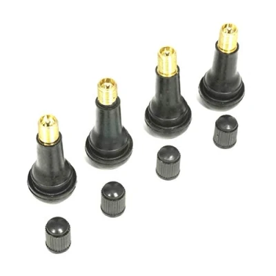 Image de Felgenfactory Caoutchouc TR413 Lot de 4 valves enfichables pour pneu Longueur 43 mm