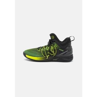 Image de Kempa Homme Attack Mid Chaussures de Sport, Noir/Jaune Fluo, 42 EU