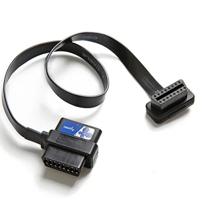 Image de bbfly A9 OBD II ODB2 Splitter Extension 16 Broches Adaptateur de câble d&#039;extension (60CM/2FT)
