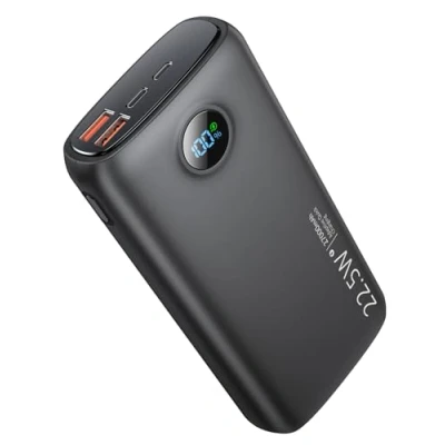Image de Snomh Batterie Externe Rapide Power Bank 27.000mAh 22,5 W PD3.0 QC4.0 Haute Vitesse Bloc d&#039;alimentation Portatifs, 3 A USB C Chargeur Portable avec LED L&#039;affichage, Compatible Phone et Autres
