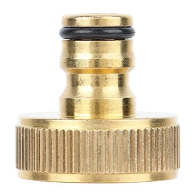 Image de Carnaval Commerçant 1 Pouce Filetage Femelle Connexion Rapide connecteur de Tuyau Adaptateur d&#039;eau, Jardin raccords à Rapide,Nez Robinet Automatique Laiton