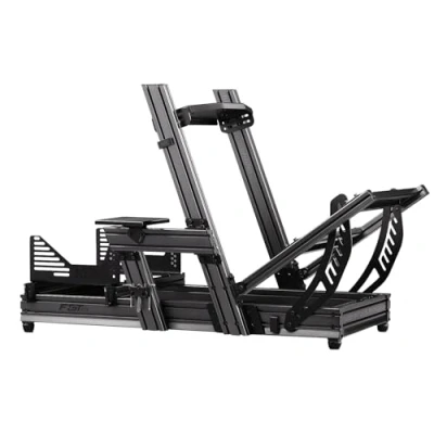 Image de Next Level Racing Cockpit de Simulateur d&#039;aluminium F GT Elite Édition Plaque Roue, Noir