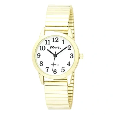 Image de Ravel Montre Unisexe Moderne et Minimale à Quartz Everyday analogique R0232.02.1 Bracelet en Acier Inoxydable Couleur Or