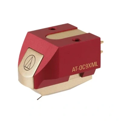 Image de Audio Technica AT OC9XML Dual Moving Coil Cartridge with Nude Microlinear Stylus (Red/Gold)