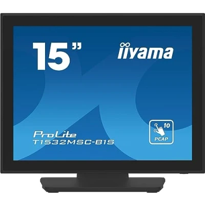 Image de iiyama ProLite T1532MSC B1S écran plat de PC 38,1 cm (15 ) 1024 x 768 pixels XGA LCD Écran tactile Noir Neuf