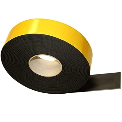 Image de NOVANETUS NovaFlex Ruban Auto adhésif Isolant 3 mm x 50 10 m en Caoutchouc Bande Adhésive pour le Chauffage, la Ventilation et Climatisation, d&#039;étanchéité, Isolation