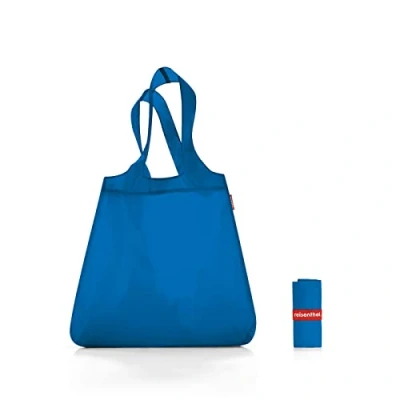 Image de reisenthel mini maxi shopper sac shopping pliable au design attrayant hydrofuge, Couleur:blau