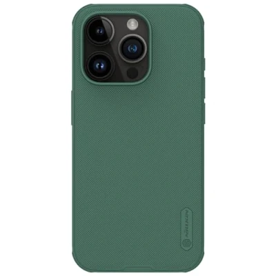 Image de Nillkin Super Frosted Shield pour iPhone 15 Pro Max Coque Vert