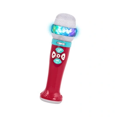 Image de Battat Toy Karaoke Mic Microphone Musical Lumineux et changeur de Voix Enregistrement Lecture Chanter avec Bluetooth 3 Ans +