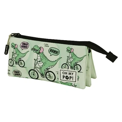 Image de Oh My Pop! Dinorrr Trousse Triple FAN 2.0, Vert