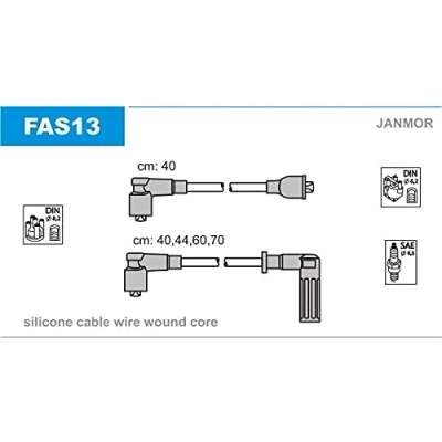 Image de JANMOR FAS13 Jeu De Fils d&#039;Allumage FIAT: Uno 3/5 portes, Tipo portes