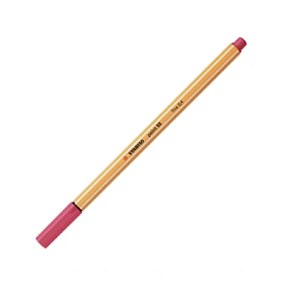 Image de STABILO Lot de 6 Feutres à Pointe Fine Point 88 0,4mm Rouge grenadine