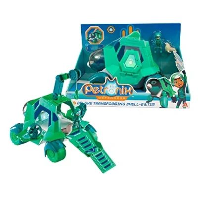 Image de Giochi Preziosi Petronix Defender Shell E Chiot avec Fonction 20 cm et Personnage 7 Figurine Super héros Transformable pour Enfants à partir de 3 Ans
