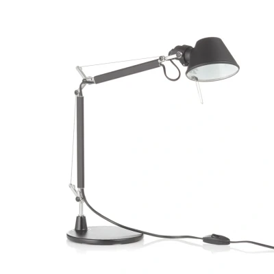 Image de Lampe à Poser ARTEMIDE Tolomeo Micro Noir LED Articulé