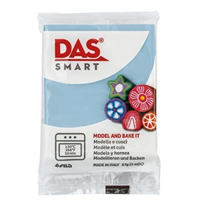 Image de DAS Smart Pâte polymère à cuire au four Pain 57g bleu quartz