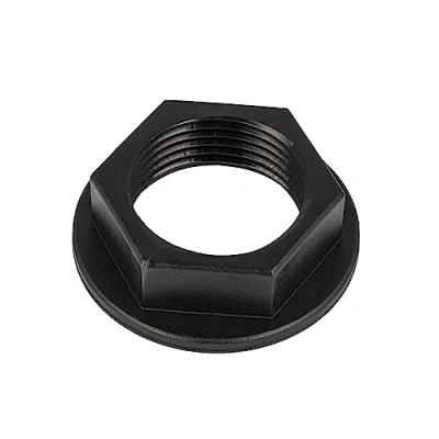 Image de tecuro Contre écrou avec filetage intérieur 1/2&quot; PP noir