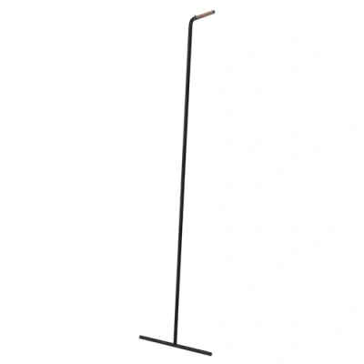 Image de Yamazaki 7551 Tower Cintre Mince incliné, Noir, Acier/Bois, Minimaliste, 38.5 x 42 160 c m