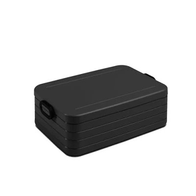 Image de Mepal Lunch Box XL To Go For 12 Slices of Bread Snack &amp; Adults Nordic black