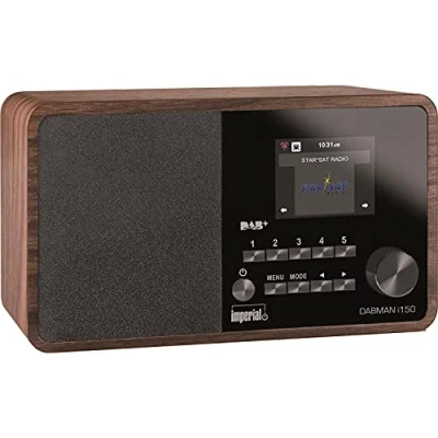 Image de Imperial DABMAN i150 Radio Internet/numérique (Internet, Dab+/Dab, FM, USB, Wi FI, écran Couleur 2,8&quot;) en Bois, Marron