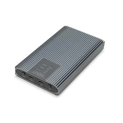 Image de Station de clonage M.2 DIGITUS USB 3.2 Gen2x2 Type C 20 Gbit/s Supporte SSD NVMe jusqu&#039;à 8 TB