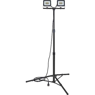 Image de NUEVO 2024 Trípode para foco LED JARO 6060 T 4800 lm, 2x 20 W, 3 m H07RN F 3G1,0, IP65