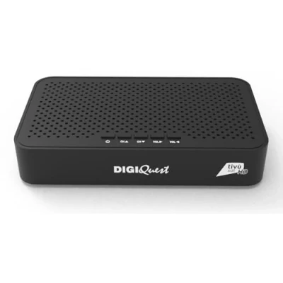 Image de DIGIQUEST Décodeur Combo tivùsat Maximo DVB S2 et T2 1 Mois DAZN Standard Inclus Télécommande 2 en Smartcard Incluse Fonction d&#039;enregistrement activable Activé