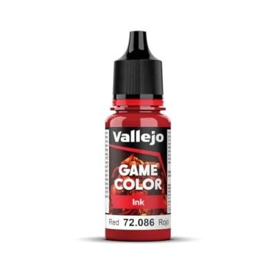 Image de Vallejo Jeu d&#039;encre 17 ml peinture acrylique Parent Inky Red