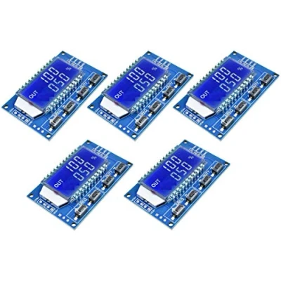 Image de TECNOIOT 5pcs 1Hz 150KHz 3.3V 30V Générateur de Signal PWM Fréquence d&#039;impulsion Duty Cycle LCD