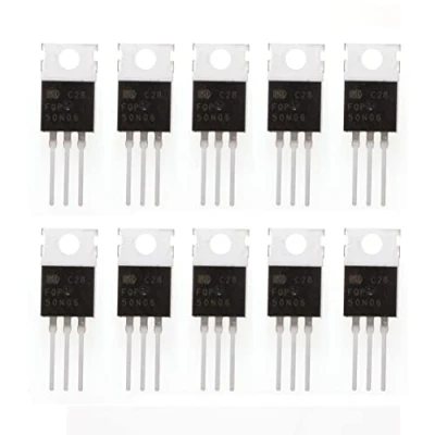 Image de HUABAN 10 pièces FQP50N06 50N06 Vdss = 60 V Rds (on) 0,022 ohm ID 50 A TO220 Power N Channel MOSFET Transistor