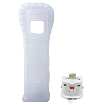 Image de OSTENT Motionplus Motion Plus + Silicone Case Compatible pour Nintendo Wii Télécommande Jeu Couleur Blanc
