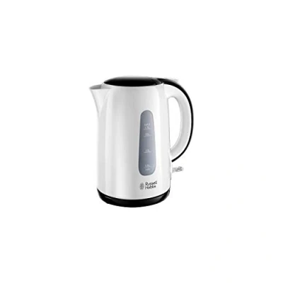 Image de Russell Hobbs Bouilloire Electrique de voyage [Transportable] My Breakfast (1,7L, 2200W, Bec verseur parfait, Niveau d&#039;eau visible, Filtre anticalcaire lavable, ouverture facile, Socle 360) 25070 70