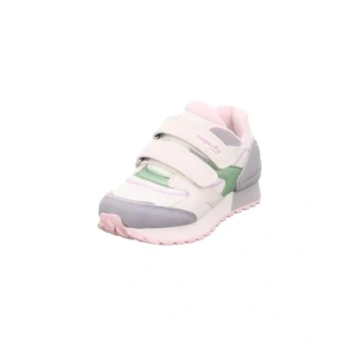 Image de Superfit DASH Baskets basses pour enfants, Taille: 38, Weiß/rosa cuir et imitation de