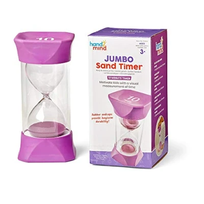 Image de Learning Resources sablier de dix minutes, Timer enfant, Time chronomètre minuteur, Horloge brossage dents minuteur