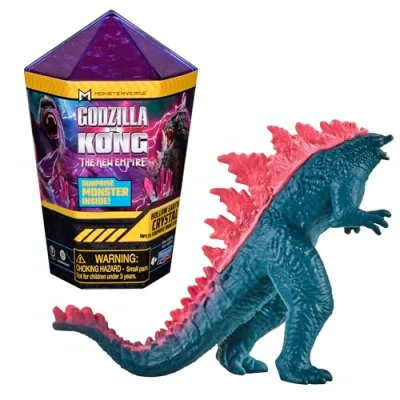 Image de MonsterVerse Godzilla x Kong, Personnage de 5 cm, dans Cristal et Gel, Modèle aléatoire, pour Les Enfants à partir 4 Ans, MN302