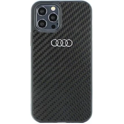 Image de Audi Coque de protection rigide en fibre carbone pour iPhone 12/12 Pro 6,1&quot; Noir AU TPUPCIP12P R8/D2 BK