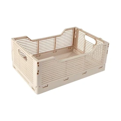 Image de Cagette Pliable &amp; Empilable &quot;Emilie&quot; 30cm Naturel