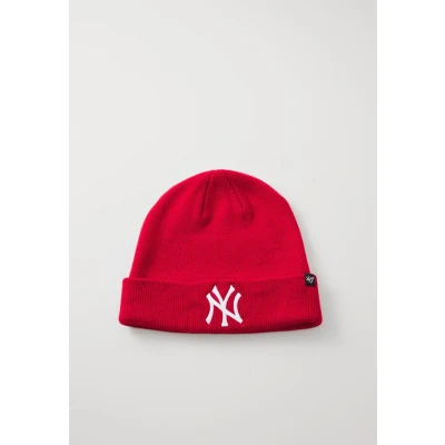 Image de &#039;47 MLB NEW YORK Yankees Raised CUFF Unisex Bonnet, Taille: One Size, Red