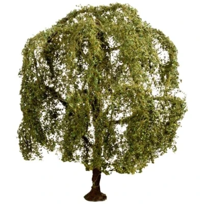 Image de Noch® Arbre de modélisme en Saule pleureur, coloré à la Main, 15 cm Haut pour Les écarteurs Voie H0, TT, N, Z et Bien d&#039;autres échelles Le Bricolage, Construction dioramas