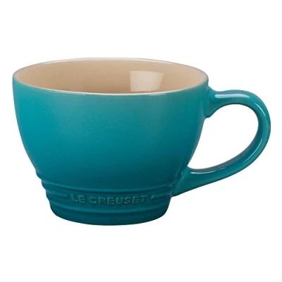 Image de Le Creuset Mug géant en grès, 400 ml, Deep Teal, 70304406420002