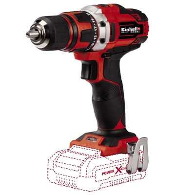 Image de Einhell Perceuse Visseuse sans fil TE CD 18/40 Li Solo Power X Change (Li ion, 18V, Couple 40 Nm, Eclairage LED) Livrée batterie ni chargeur