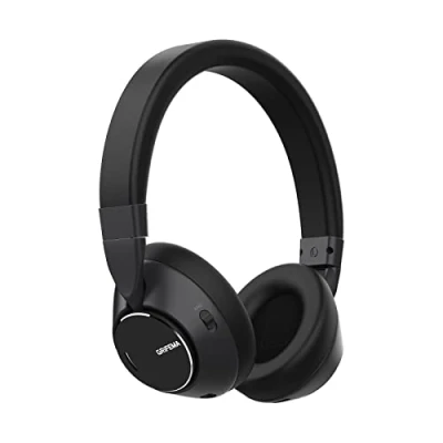 Image de GRIFEMA GH1001, Écouteurs Bluetooth Supra Auriculaires, sans Fil 5.1, 12 14 Heures de Lecture, Audio Haute Résolution, Basses Lourdes, Suppression du Bruit ANC, Sports Plein Air, Noir