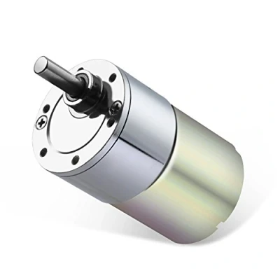 Image de Greartisan moteur à engrenages CC 12 V 200 tr/min, couple élevé, micro réduction, engrenage, arbre de sortie excentrique 37 mm diamètre