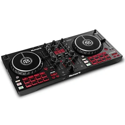 Image de Numark Mixtrack Pro FX Contrôleur DJ 2 decks avec table de mixage DJ, carte son intégrée, platines tactiles et large palette d&#039;effets