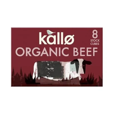 Image de Kallo Organic Beef Stock Cubes 6 x 11g, 2 Pack