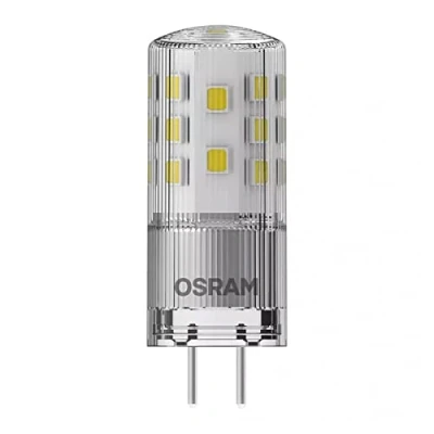 Image de OSRAM Lampe LED PIN dimmable avec culot GY6.35, blanc chaud (2700K), 320 lumens, verre clair, paquet individuel