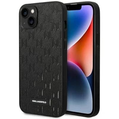 Image de Karl Lagerfeld KLHCP14MSAKLHPK Coque Rigide pour iPhone 14 Plus 6,7&quot; Noir/Noir S