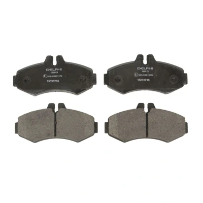 Image de DELPHI LP1425 Jeu de plaquettes frein non préparé pour indicateur d&#039;usure avec tôle anti bruit sans accessoires MERCEDES BENZ: Vito Bus