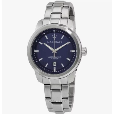 Image de Maserati Montre pour Homme, Collection Successo, avec Mouvement à Quartz et Fonction Temps Date, en Acier R8853121004