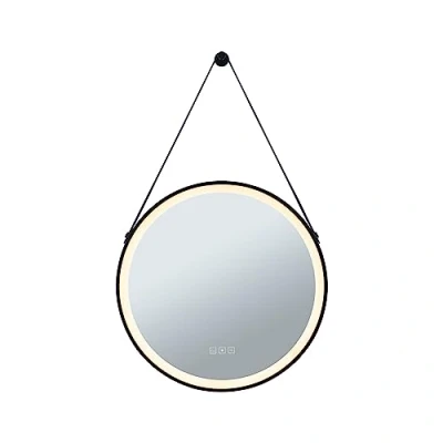 Image de Paulmann Mirra miroir suspendu Ø59 cm CCT dim noir